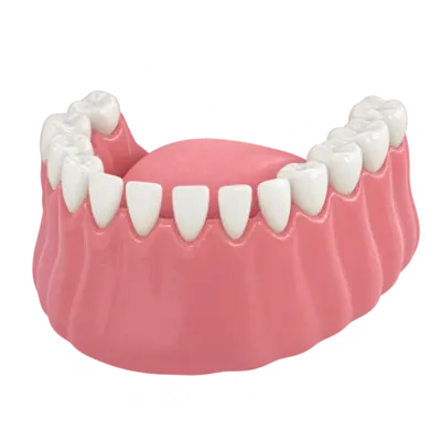 Gaps between teeth